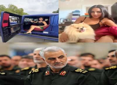 חיה כמלכה בלוס אנג'לס, קיללה את אמריקה ברשתות: אחיינית סולימאני נעצרה על ידי רשות ההגירה