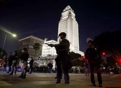 העוצר עזר: הלילה השקט ביותר בלוס אנג'לס השבוע - רק 25 נעצרו