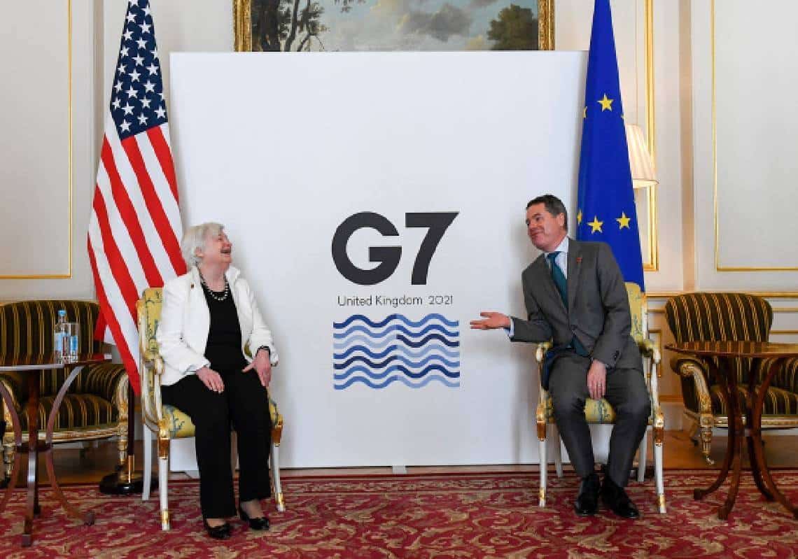 היסטוריה: מדינות ה-G7 סיכמו - "גוגל, פייסבוק, אמזון, אפל ומיקרוסופט יחוייבו במס של 15% בכל מדינות הארגון"