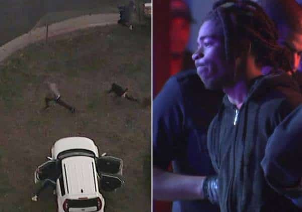 לוס אנג'לס: חשודים בשוד מזוין הובילו למרדף משטרתי