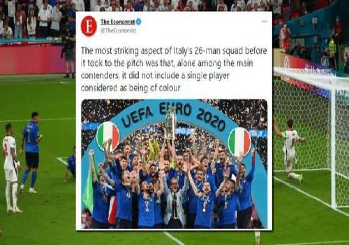 "אין להם צבעוניים" - כתבה ביזארית על "חוסר גיוון בשורות הנבחרת האיטלקית" עשתה כותרות ברחבי העולם