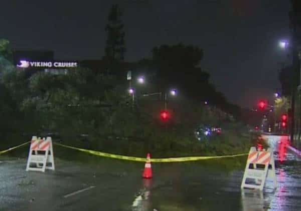 לא רק בישראל: סערה חורפית גם בלוס אנג'לס