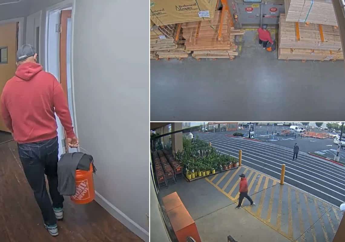 לעיני המצלמות: שוד מזוין בסניף 'הום דיפו' בדרום קליפורניה