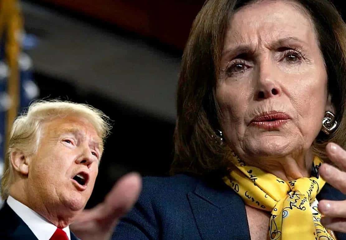 ‏טראמפ מכנה את ננסי פלוסי "מכשפה מרושעת" ש"יום אחד תחיה בגיהנום"‏