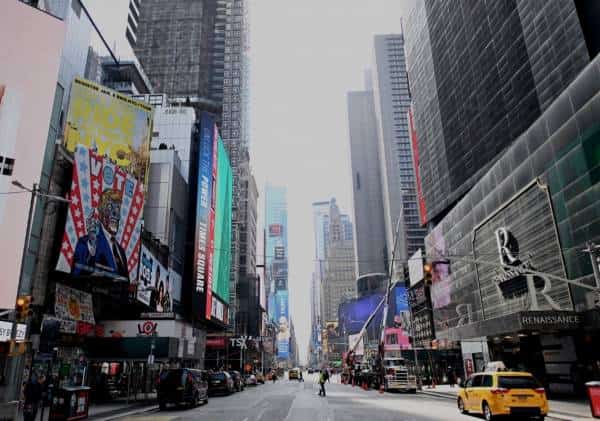 ניו יורק: יותר מאלף מקרי קורונה חדשים התגלו במהלך הלילה, 75% מהמשק הושבת