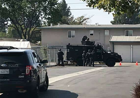 אירוע ההתבצרות של החמוש בסן חוזה תם בצורה לא אלימה