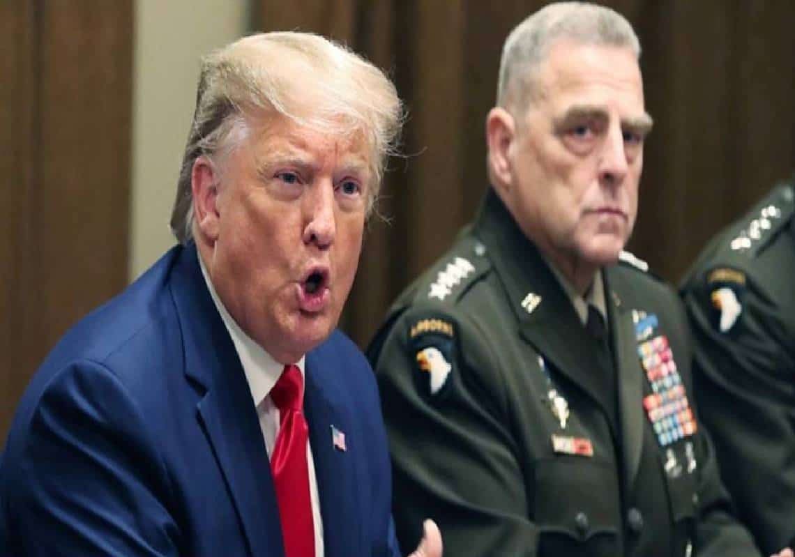 "פאתטי, אם הוא היה מדבר כך לידי הייתי מפטר אותו ב-2 דקות": הגנרל הודה "אני קורא לנין ומרקס", טראמפ הגיב בחוזקה