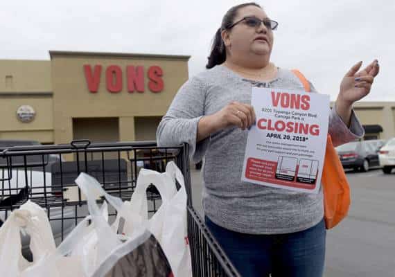 לוס אנג'לס: רשת הסופרמרקט VONS הודיעה על סגירת סניף מרכזי באזור הוואלי