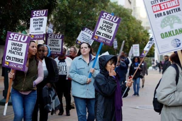 שביתת ענק בעיריית אוקלנד