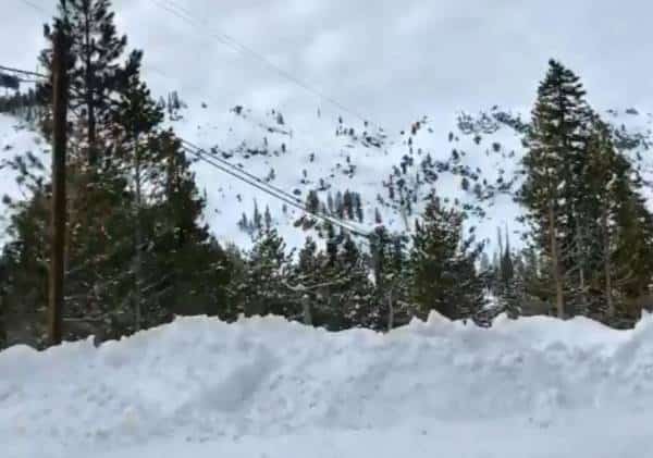 הרוג ופצועים במפולת שלגים באתר סקי בקליפורניה
