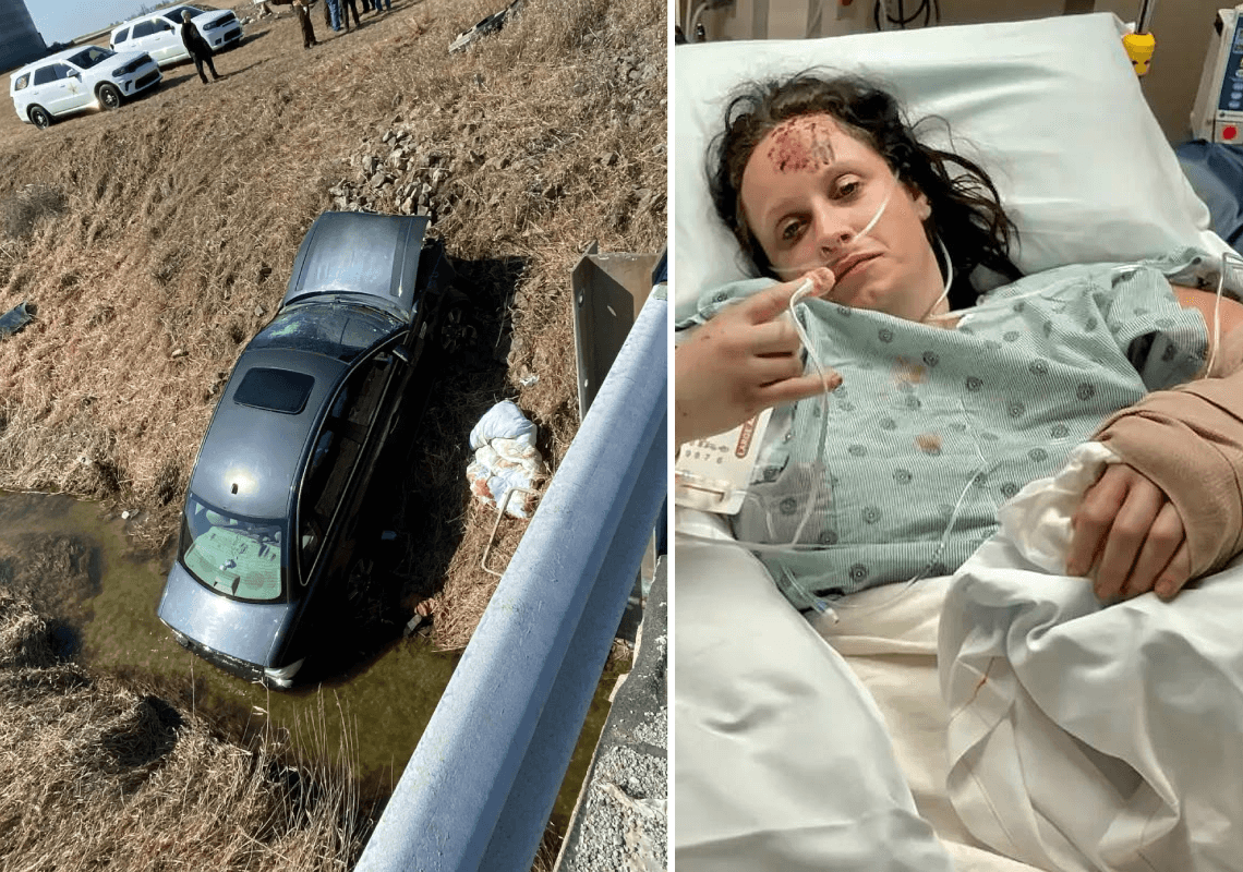 שרדה בנס ותושייה: אם לשלושה נלכדה במכוניתה בתוך תעלה - ואותרה בחיים אחרי שישה ימים