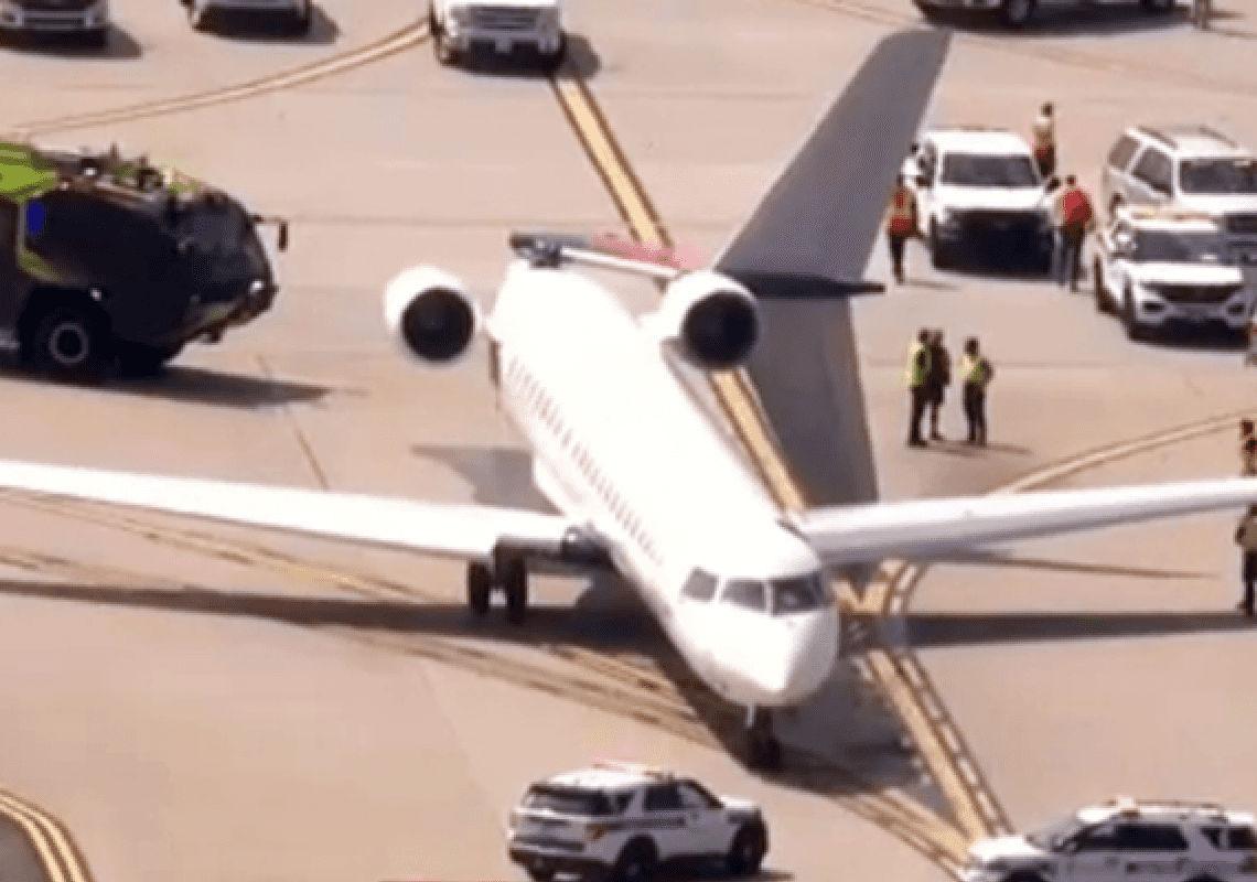 תאונה בין מטוסים בשדה"ת הבינלאומי באטלנטה: "רעשים מפחידים של מתכת ופיצוצים חזקים"