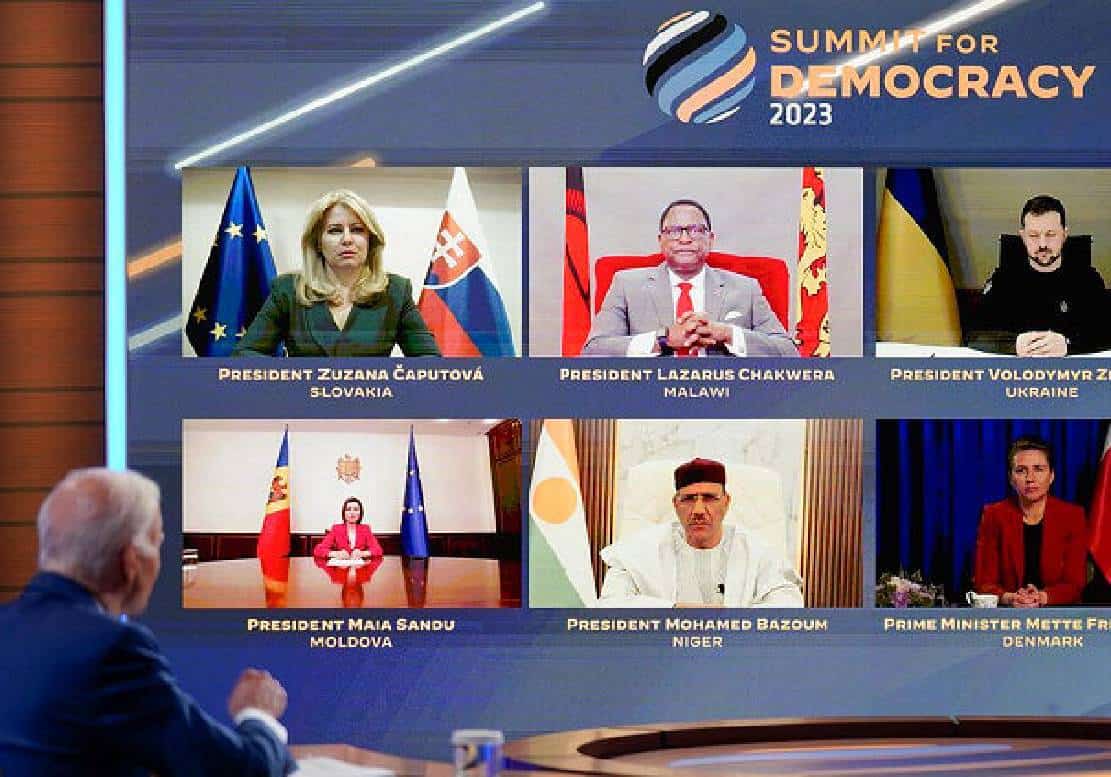 ‏"הפסגה למען הדמוקרטיה" של ביידן זוכה ללעג מצד דיקטטורות‏ ולאדישות מצד בעלות ברית