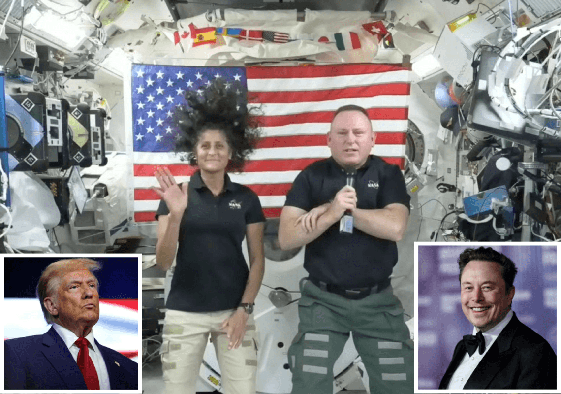 טראמפ הטיל משימה חדשה על מאסק: להחזיר את האסטרונאוטים שתקועים בחלל 