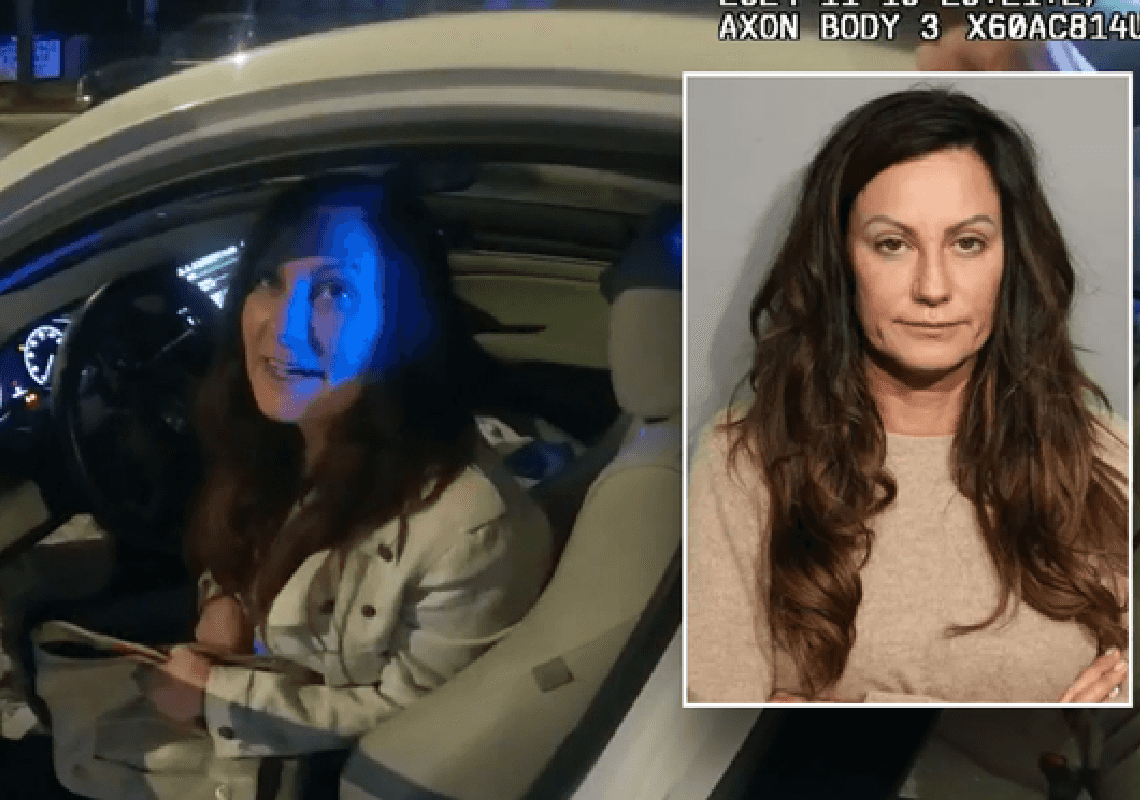 שרועה בין רכבים עם בקבוק יין פתוח: המעצר המביך של הפקידה הדמוקרטית