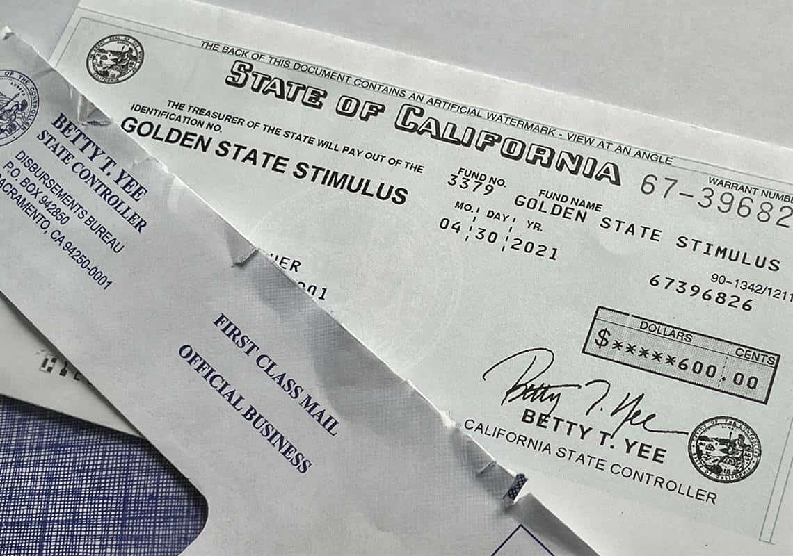 תוכנית הסיוע הכלכלי בקליפורניה מתקדמת שלב: 2.5 מיליון צ'קים יישלחו בשבוע הבא