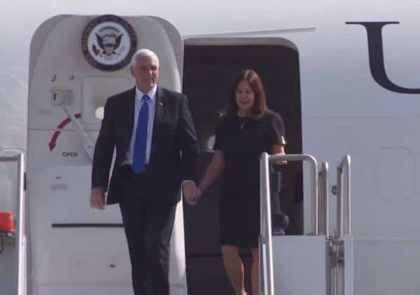 ביקור בזק: סגן הנשיא הגיע לקליפורניה