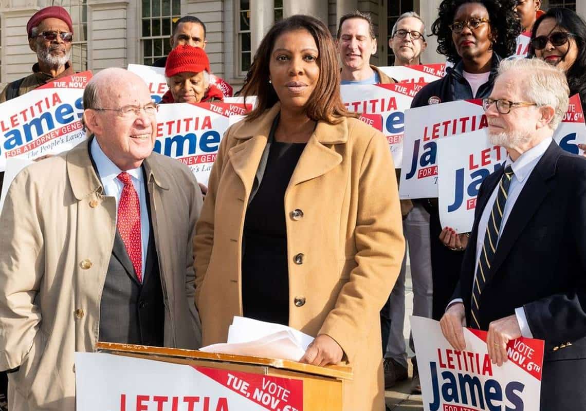 תקווה חדשה לדה-בלאזיו? לטישיה ג'יימס הודיעה - לא אתמודד בבחירות למושל ניו יורק