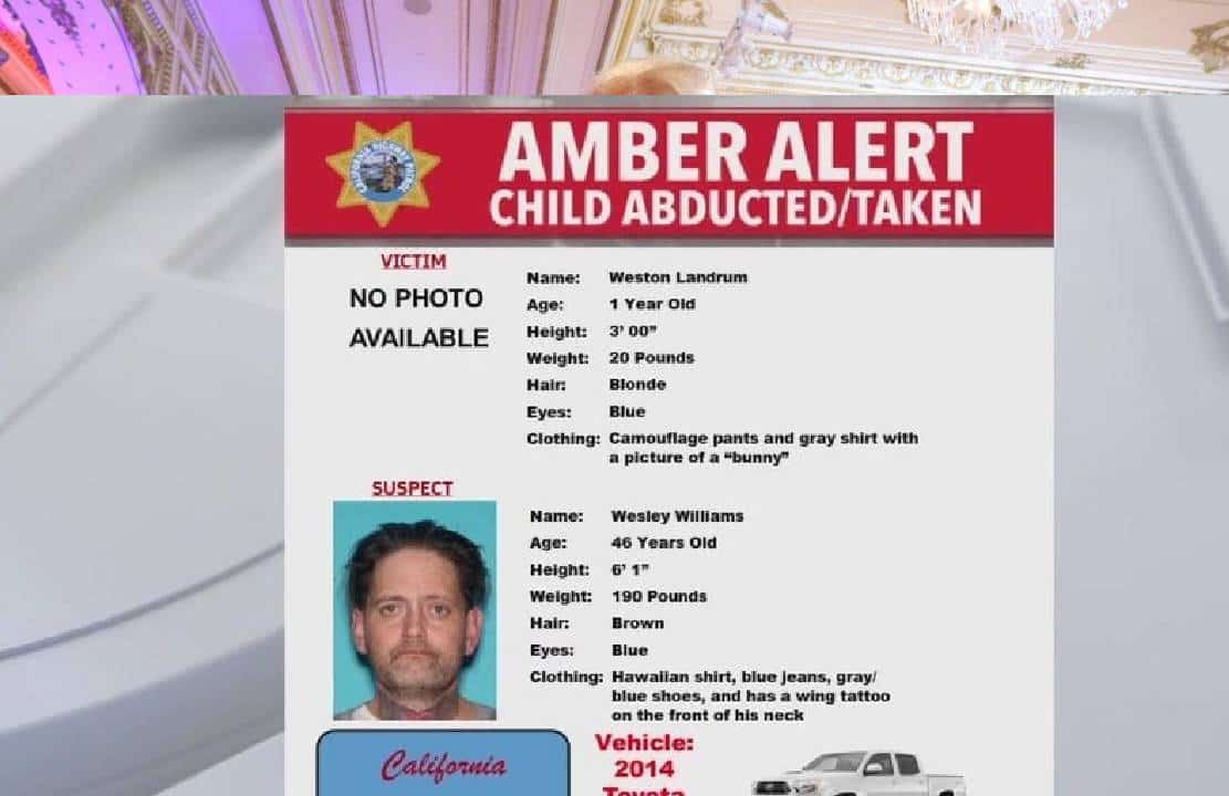 לוס אנג'לס: התרעת אמבר הופעלה - אב חטף את בנו בן השנה