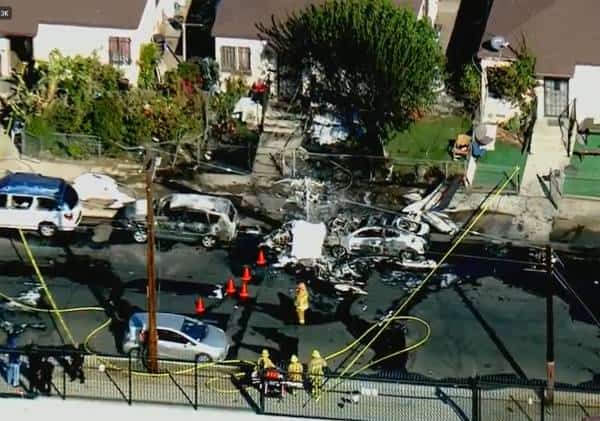 הרוג בהתרסקות מטוס קל בוואלי לוס אנג'לס