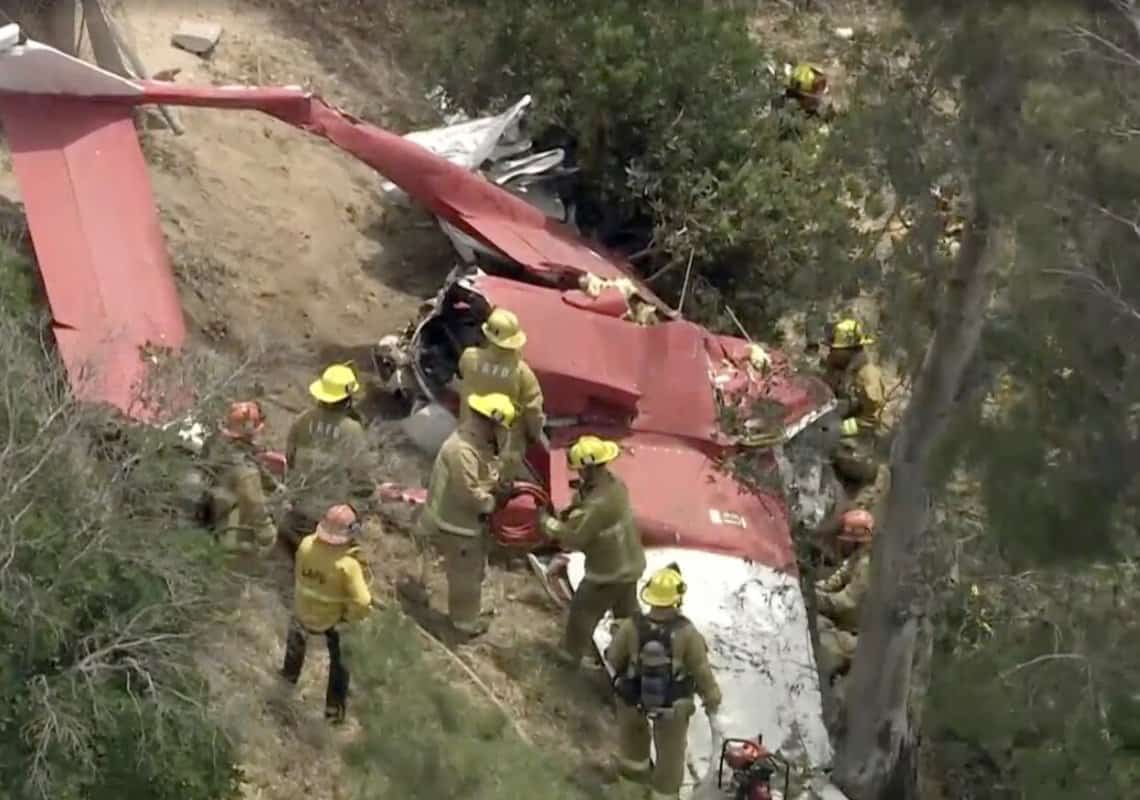 הרוג בהתרסקות מטוס קל בוואלי לוס אנג'לס