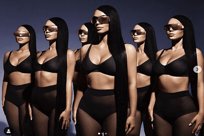 כולנו קים קרדשיאן: כוכבת הריאליטי שכפלה את עצמה לצורך צילומי קמפיין 