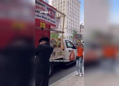 ישראליות ראו את נטורי קרתא בניו יורק — ולא שתקו: עימות סוער באמצע הרחוב