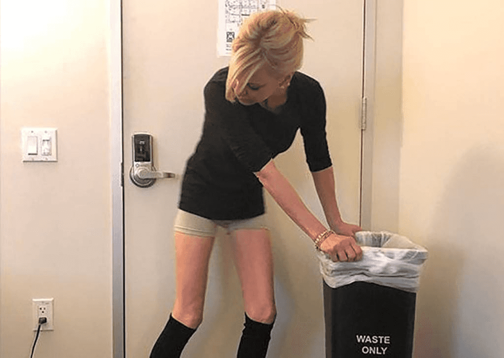 "זאת קריאה לעזרה": אנה פאריס פרסמה תמונה של הרגליים שלה, חוותה שיימינג ומחקה