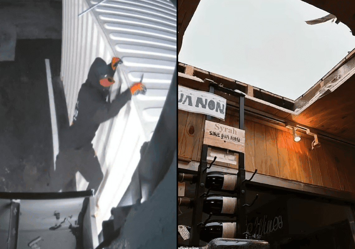 לוס אנג'לס: כך הצליח לפרוץ לחנות היין - ולגנוב מאות מהבקבוקים היוקרתיים ביותר 