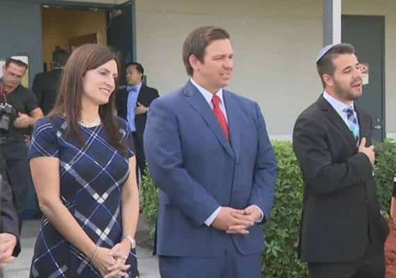 פלורידה: המושל הנבחר ביקר בבית ספר יהודי בפורט לודרדייל