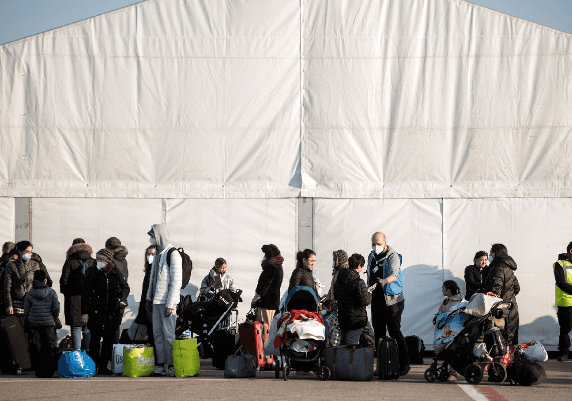 ביידן בסיוע הומניטרי לאוקראינה: יאפשר לעיתונאים וחברי קהילת הלהט"ב להיכנס לארה"ב
