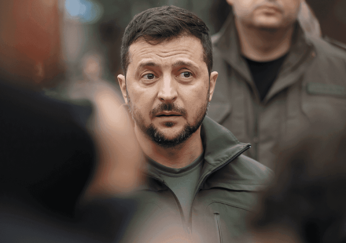 נשיא אוקראינה נמצא בדרכו אל ארצות הברית 