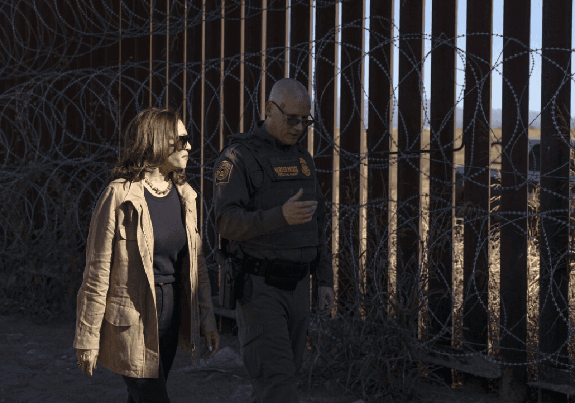 לראשונה זה 3 שנים: קמלה האריס ביקרה בגבול הדרומי