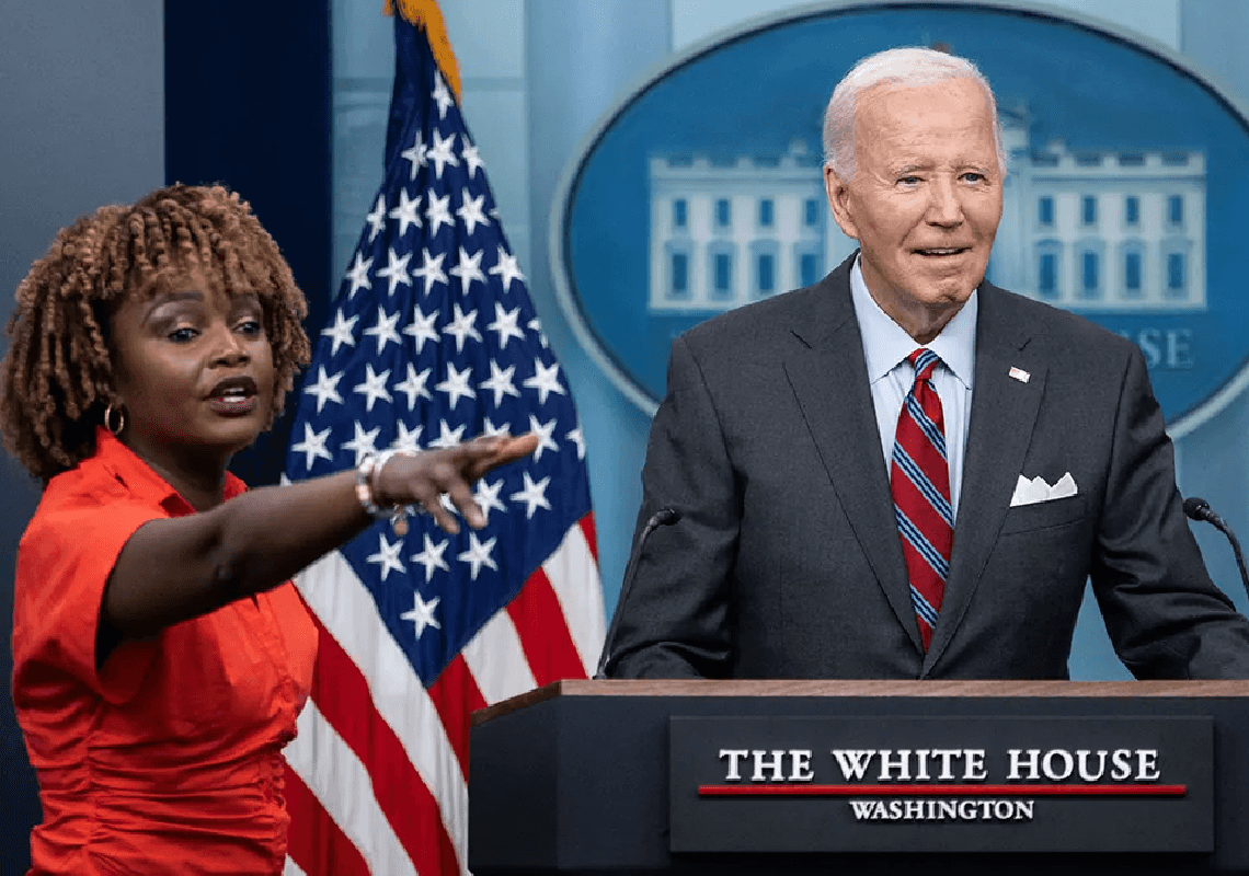 רגע לפני סוף הקנדציה: הנשיא ביידן מקדם את דוברת הבית הלבן