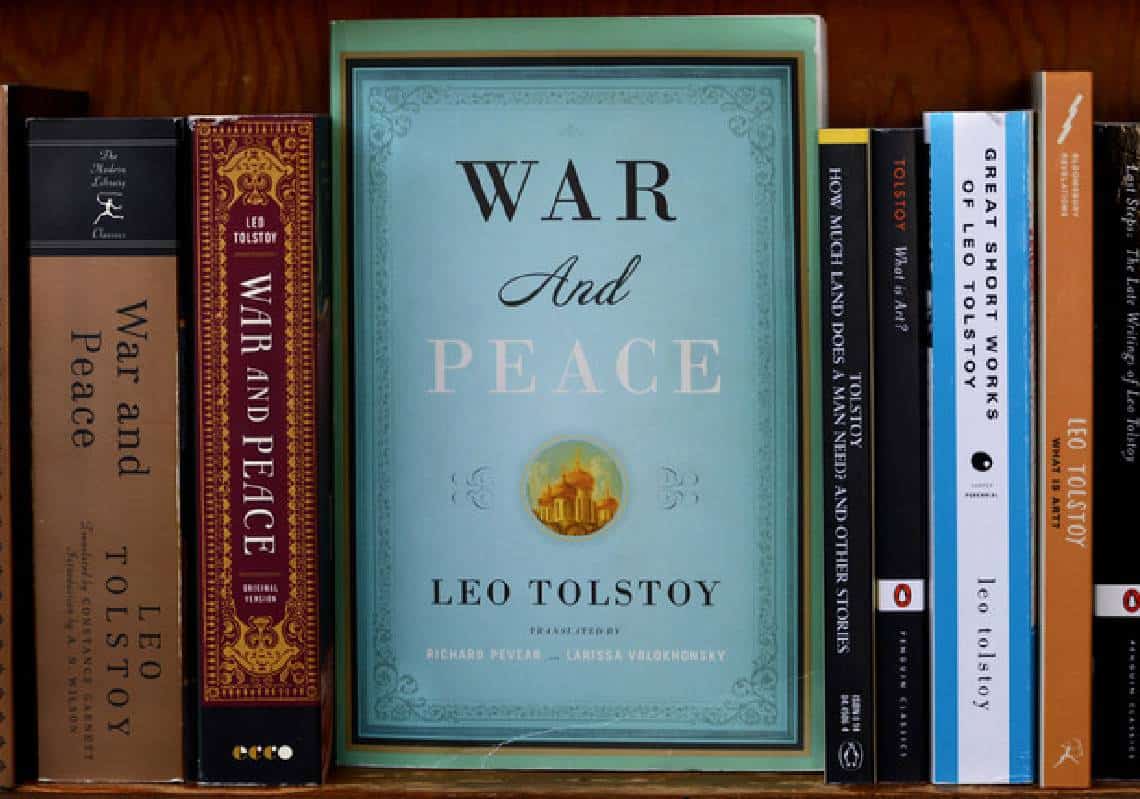 הכל בסדר אצל האוקראינים? "קייב החליטה לאסור על לימוד הספר '"מלחמה ושלום". 