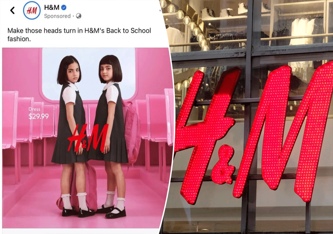 H&M מואשמת בסקסואליזציה של ילדים