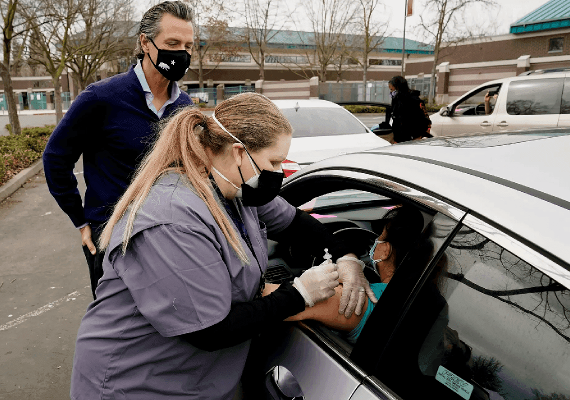 מושל קליפורניה הכריז על סיום מצב החירום של הקורונה - אך רק בשנה הבאה