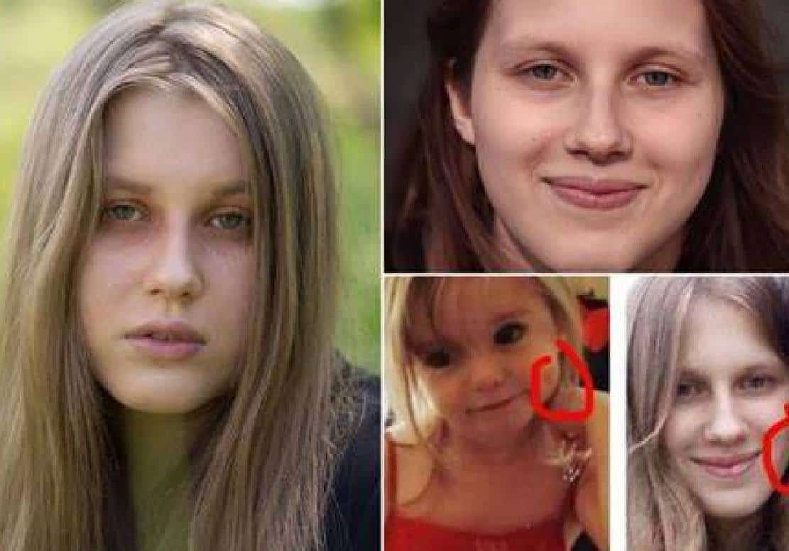 ‏ג'וליה פאוסטינה ככל הנראה איננה מדלן מקאן, כך לפי נתוני ‏זיהוי פנים