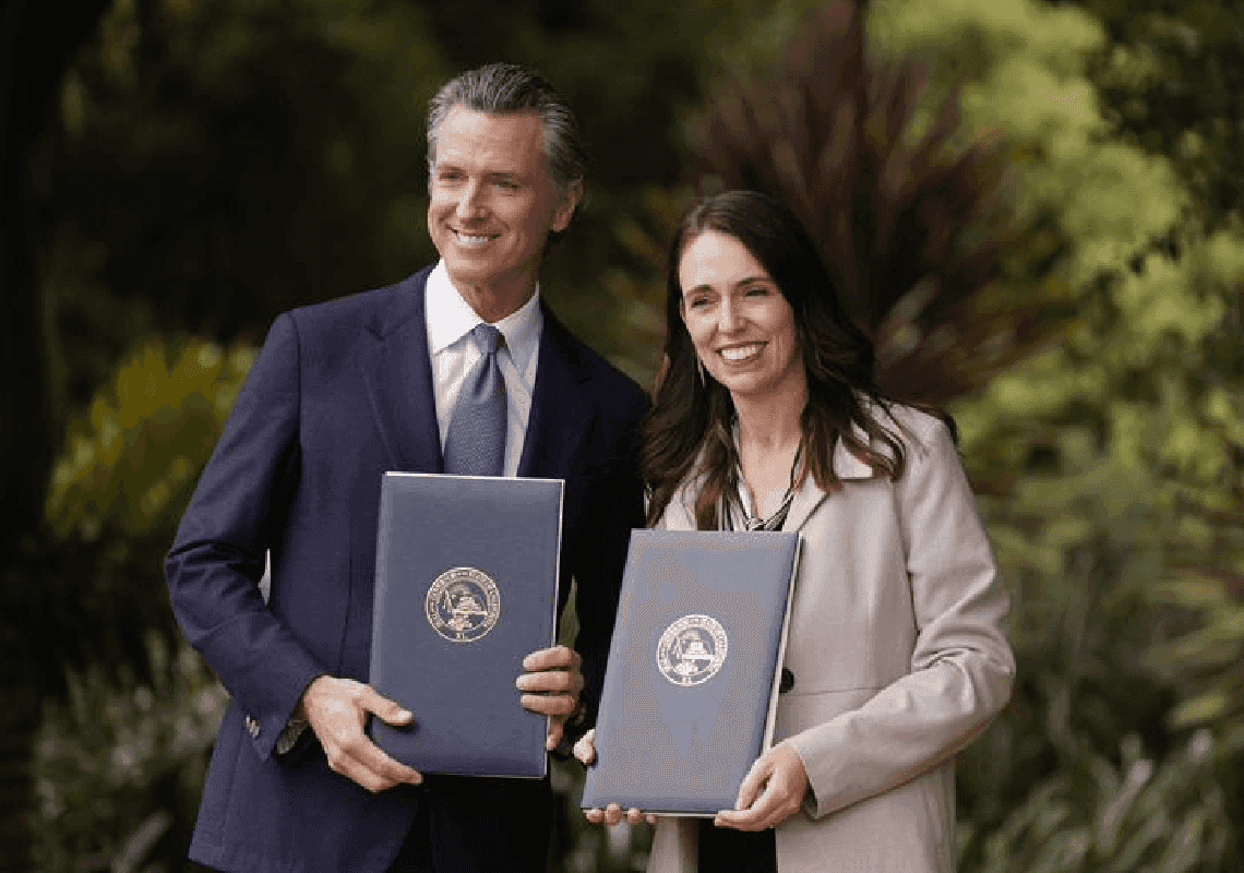 קליפורניה וניו זילנד חתמו על שיתוף פעולה חשוב