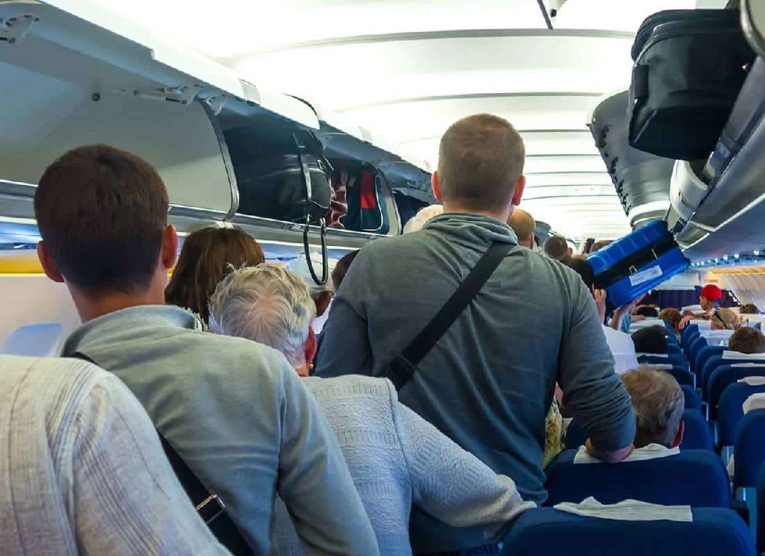 מטוס נחת נחיתת חירום בגלל כינים 