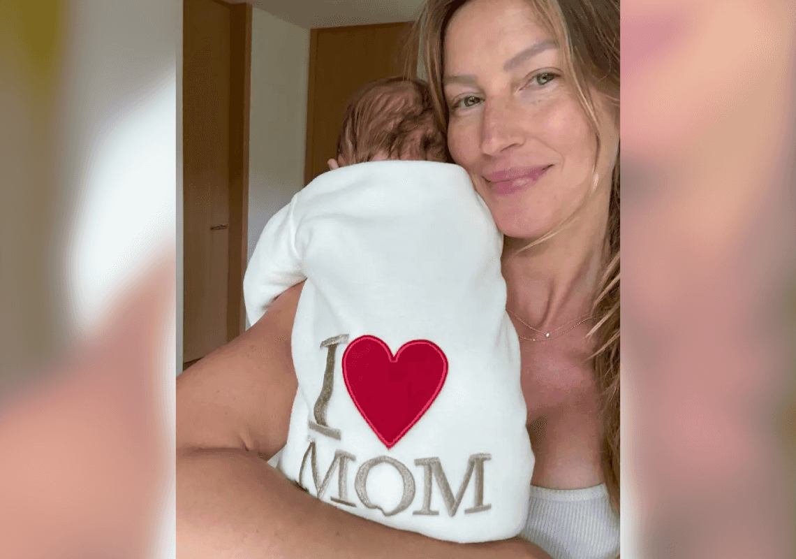 לכבוד יום האם: ג'יזל חושפת לראשונה את בנה התינוק