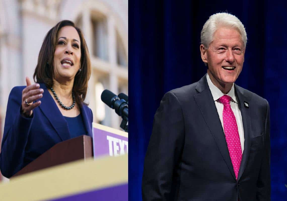 האריס תחת מתקפה: תשתתף באירוע 'למען נשים' עם ביל קלינטון - "הסוטה שאנס אותי ידבר על העצמת נשים?"