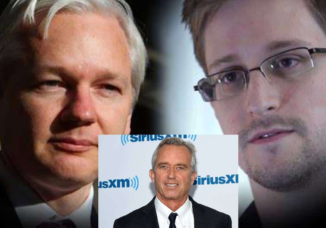 ינקה את המפלגה הדמוקרטית מהשחיתות? RFK ג'וניור נשבע לחון את אסאנג' וסנודן אם ייבחר לנשיא‏