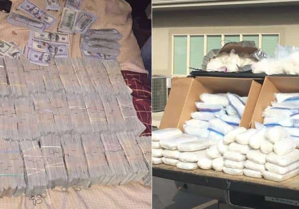 1,500 פאונד סמים ומיליונים במזומן: סוכלה הברחת ענק ממקסיקו ללוס אנג'לס