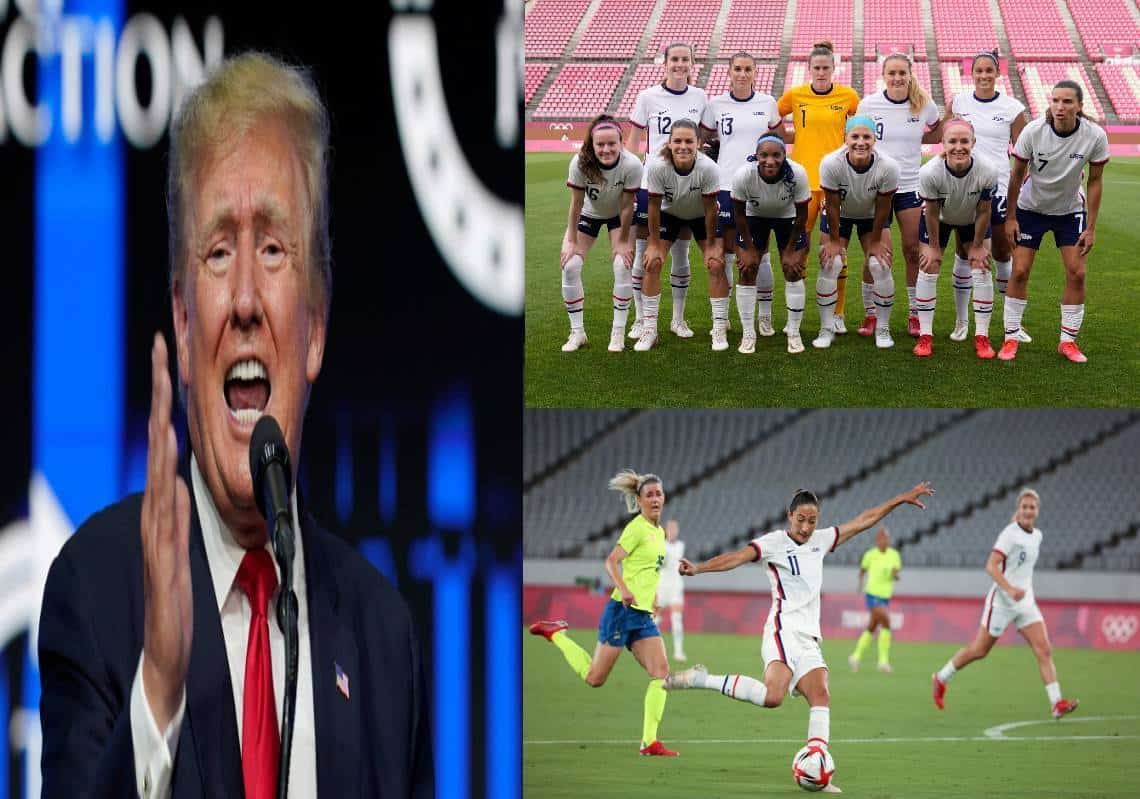 טראמפ מתפוצץ: "מטורפות, לוזריות שמאלניות, הגיע להן להפסיד, יש להחליפן בפטריוטיות" -  נבחרת הנשים המושפלת חוטפת