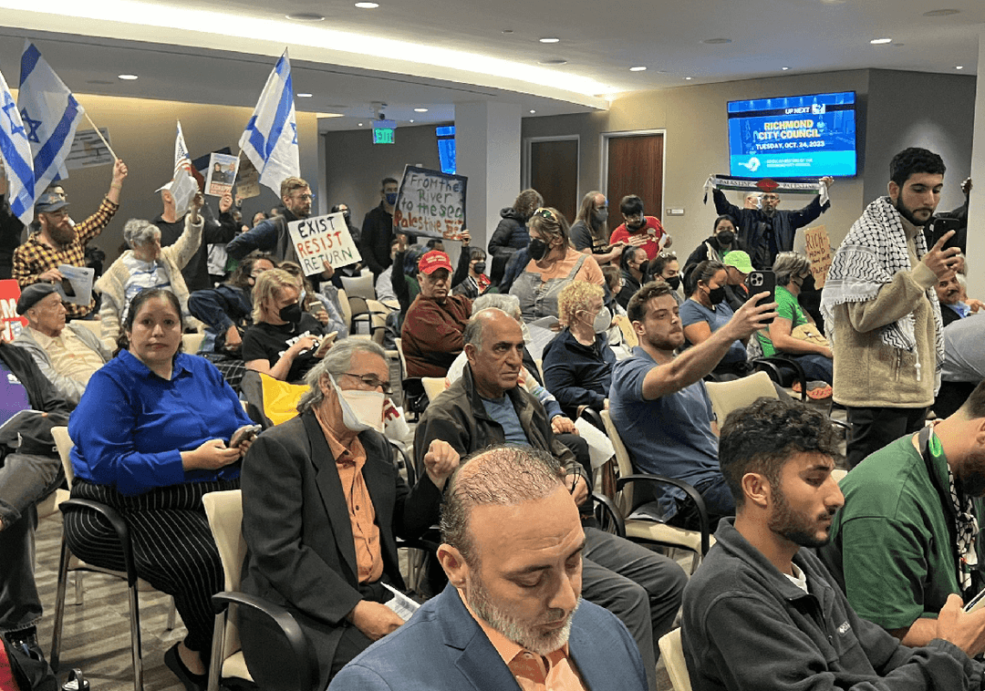עיר בקליפורניה הכריזה: אנו תומכים בפלסטינים ומגנים את ישראל