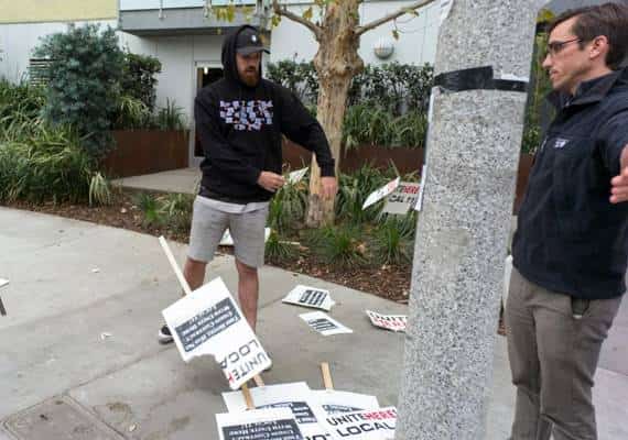 לוס אנג'לס: מפגינים נגד Airbnb העירו תושבים משנתם 