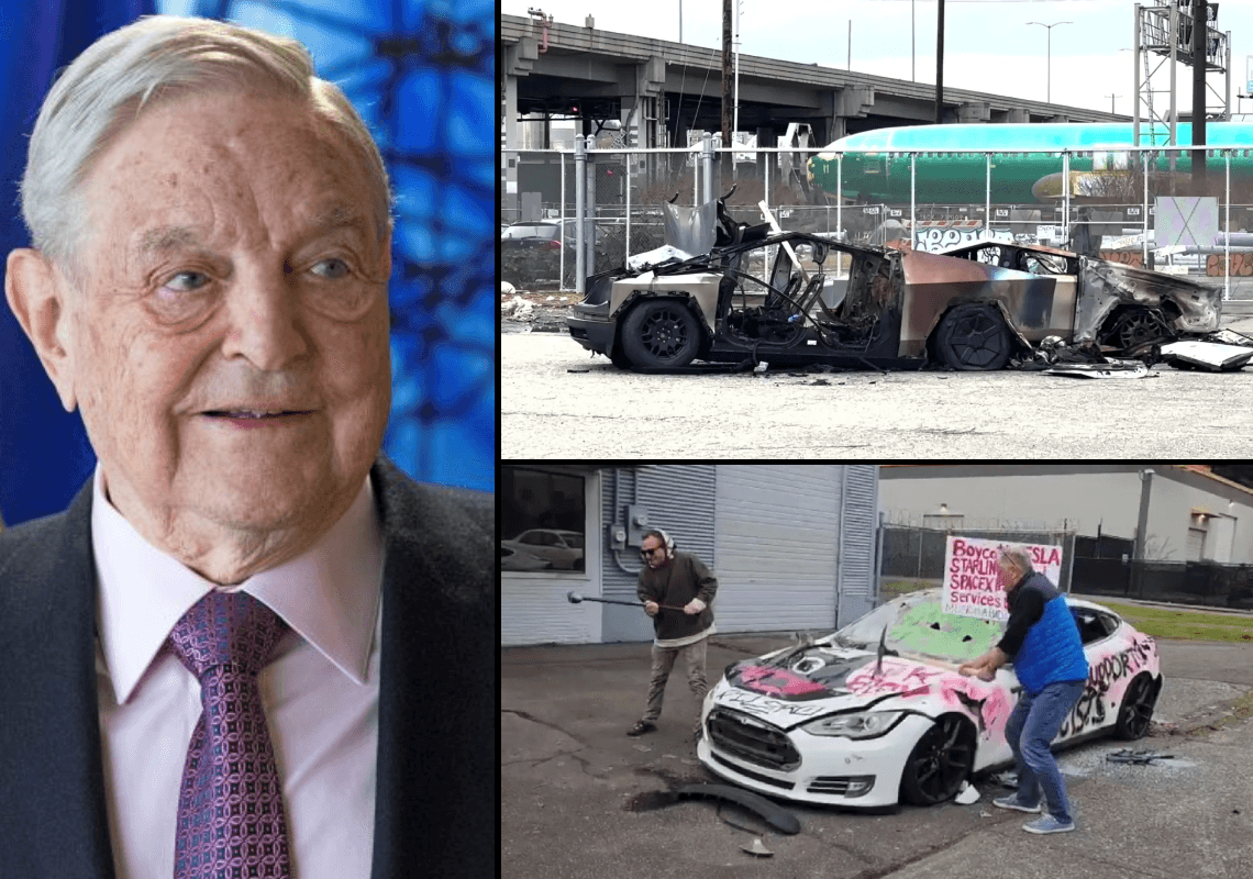 מחאות הענק נגד טסלה ומיליוני הדולרים שג'ורג' סורוס העביר להם