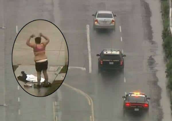 בשיא הגשם: מרדף משטרתי חריג במיוחד בכבישי לוס אנג'לס