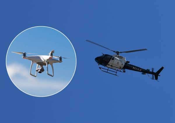 לראשונה בארה"ב: כתב אישום הוגש בעקבות פגיעת טיסן במסוק משטרתי